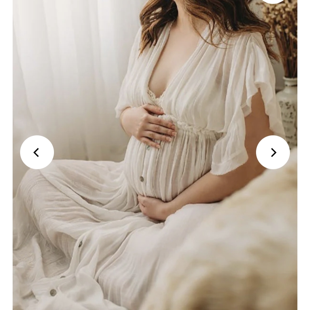 Elegant White Button-Down Dress